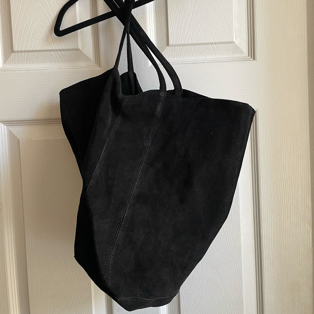 Mango - Suede Shoulder Bag - Picture 2 of 3